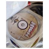 DVD Movie Collection including Star Wars, Fight Club, and Lila & Eve