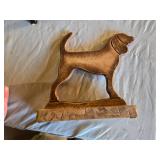 Animal Figurines and Sculptures Lot featuring a ram, deer, elephant, and cat-shaped items, as well as a small fox figurine