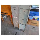 Metal Locker Unit with Multiple Lockers 78" Total height