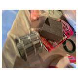 Assorted Hardware and Painting Supplies including Scotch Painting Tape, General Purpose Tape, and Accessories