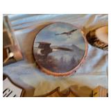 Collection of Vintage Style Tavern Signs and Home Decor Items including Wood Plaques and Engravings