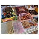 Letter Stamp Kit, Paints, and Rubber Stamps
