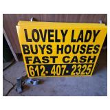 Large Lot of Advertising Signs