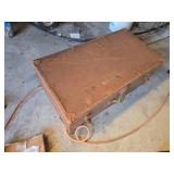 Vintage Trunk with Books and Yarn