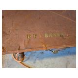 Vintage Trunk with Books and Yarn