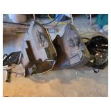 BMW GS850G Motorcycle Saddle Bags, Sprint Helmet and More