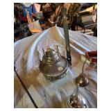 Assorted Vintage including Bells, Oil Can, Lamp and more