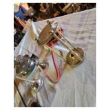 Assorted Vintage including Bells, Oil Can, Lamp and more