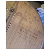 Decorative Household Items Including Wooden Tray and Carousel, Remote, and Keychains