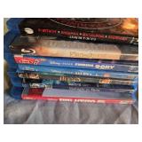 Blu-ray Disc Collection including Portnoy Live in Tokyo, The Lord of the Rings, Finding Dory, WALL-E, Hugo, Midnight in Paris, and Big Hero 6
