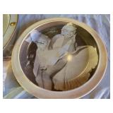 Cornish Hostess Server (missing lazy susan) and Marilyn Monroe Decorative Plate