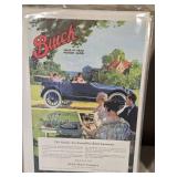 Vintage Buick and Overland Car Advertisements