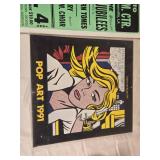 Set of Vintage Music and Art Posters including Tina Turner and The Police