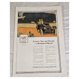 Vintage Car Advertisements Collection including Panhard and Willys Ads