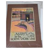 Lot of Vintage Posters including "The Chicago Express" by Percy Wenrich, "Le Pressoir Mabille", and others