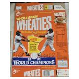 Lot of Wheaties Memorabilia Including Dan Gladden Poster and 1991 Minnesota Twins Wheaties Boxes One Signed by Kirby Puckett and Kent HrBek