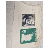 Lot of Vintage US Postage Stamps