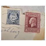 Lot of Vintage Postage Stamps and Cutouts