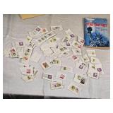 Vintage Postage Stamp Collection with Reference Book
