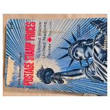 Vintage Postage Stamp Collection with Reference Book