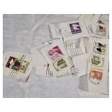 Vintage Postage Stamp Collection with Reference Book