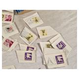 Vintage Postage Stamp Collection with Reference Book