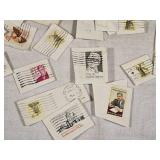 Lot of Vintage US Postage Stamps and Cancelled Envelopes