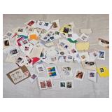 Lot of USA Postage Stamps Collection with Various Designs and Denominations