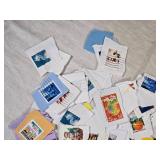 Lot of Used Postage Stamps and Collectibles