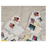 Lot of Used Postage Stamps and Collectibles