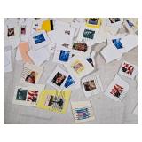 Lot of Used Postage Stamps and Collectibles
