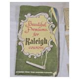 Raleigh Coupons with Premium Catalog Booklet