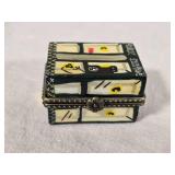 Miniature Public Telephone Trinket Box with Phone Book