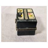 Miniature Public Telephone Trinket Box with Phone Book