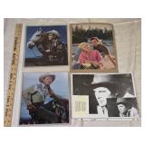 Vintage Hollywood Memorabilia Photos Collection including Roy Rogers and Others