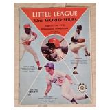 Little League 32nd World Series Program 1978 Official Program