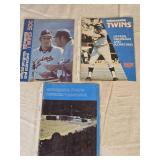 Lot of Minnesota Twins Baseball Programs and Yearbooks - 1970 and Others