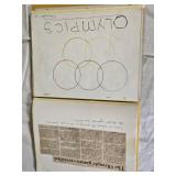 Scrapbook of 1972 Olympics Memorabilia Includes Handwritten Notes AND Coverage of the Murders