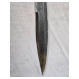 Antique Sword with Red Velvet Scabbard