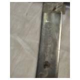 Antique Sword with Red Velvet Scabbard