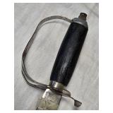 Antique Sword with Red Velvet Scabbard