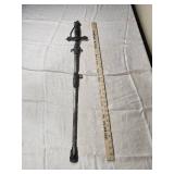 Antique Knights Of Pythias Ceremonial FCB Sword with Eagle and Sheath