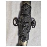 Antique Knights Of Pythias Ceremonial FCB Sword with Eagle and Sheath