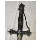 Antique Knights Of Pythias Ceremonial FCB Sword with Eagle and Sheath