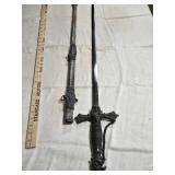 Antique Knights Of Pythias Ceremonial FCB Sword with Eagle and Sheath