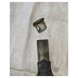 Antique Knights Of Pythias Ceremonial FCB Sword with Eagle and Sheath