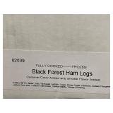 Black Forest Ham Logs - Approx 13 LBs Fully Cooked, Frozen, Bulk Lot