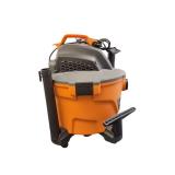 The RIDGID 9 Gallon Wet/Dry Vacuum has a 4.25 Peak HP motor and comes with a General Debris Filter, locking hose, and attachments for efficient cleaning.