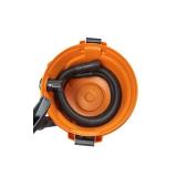 The RIDGID 9 Gallon Wet/Dry Vacuum has a 4.25 Peak HP motor and comes with a General Debris Filter, locking hose, and attachments for efficient cleaning.