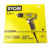 Ryobi  | Trigger Corded Power Drill 5.5 Amp 3/8 Inch 1,600 RPM Variable Speed